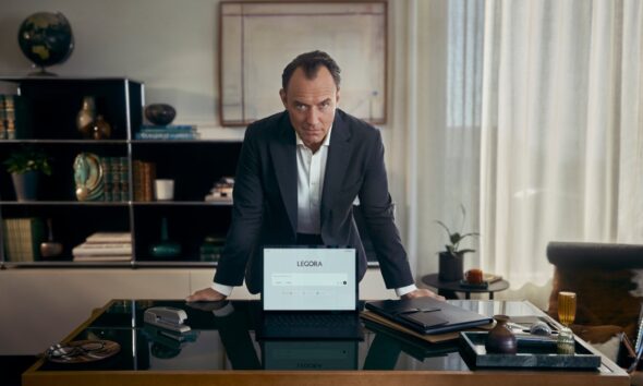Legora's marketing campaign featuring Jude Law
