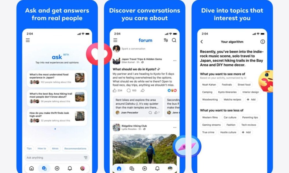 Meta’s Forum is part Reddit, part Facebook, and part Google AI Overview