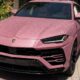 World's first Lamborghini Urus in pink diamond finish shimmers in sunlight
