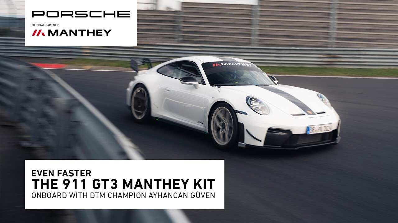 Porsche sets a new Nürburgring lap time with 911 GT3 (992.2) Manthey Kit