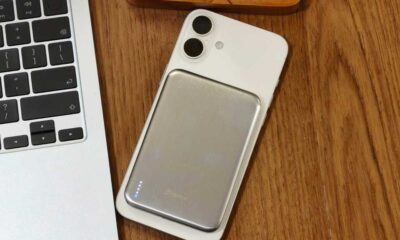 BMX power bank attached to iPhone