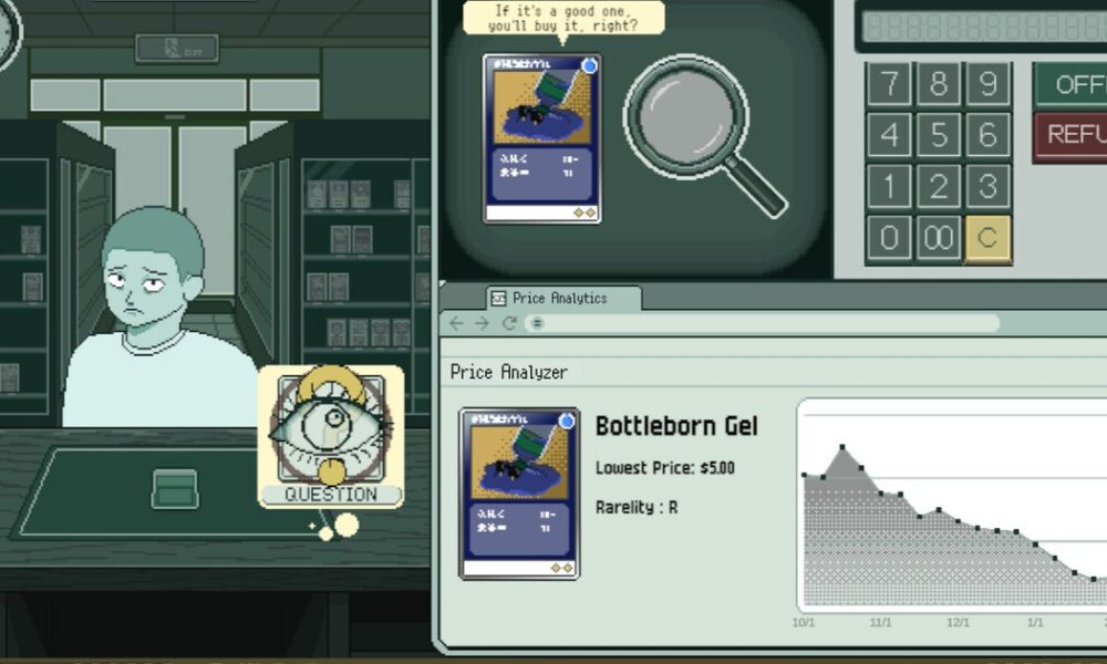 Catch the scalpers who get rich flipping Pokémon TCG cards in this very vindictive shop management game