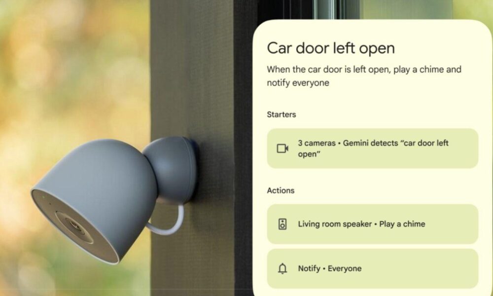 Gemini for Google Home can now use your cameras to trigger automations