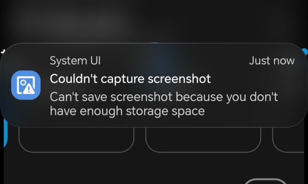 Honor “Couldn’t capture screenshot” “Can’t Save screenshot because you don’t have enough storage space” Bug