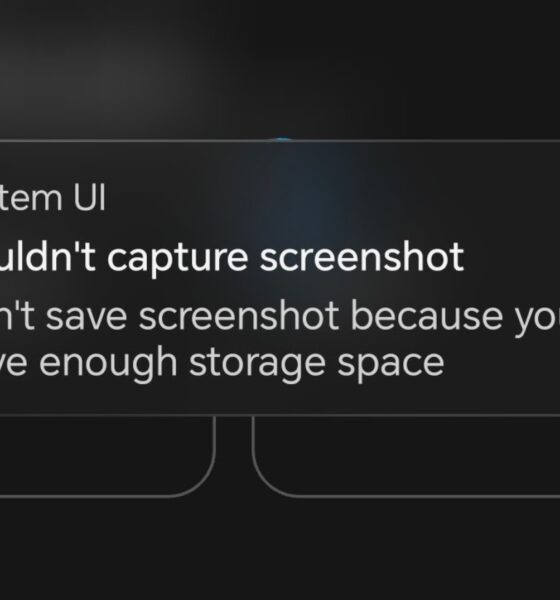 Honor “Couldn’t capture screenshot” “Can’t Save screenshot because you don’t have enough storage space” Bug