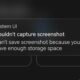 Honor “Couldn’t capture screenshot” “Can’t Save screenshot because you don’t have enough storage space” Bug