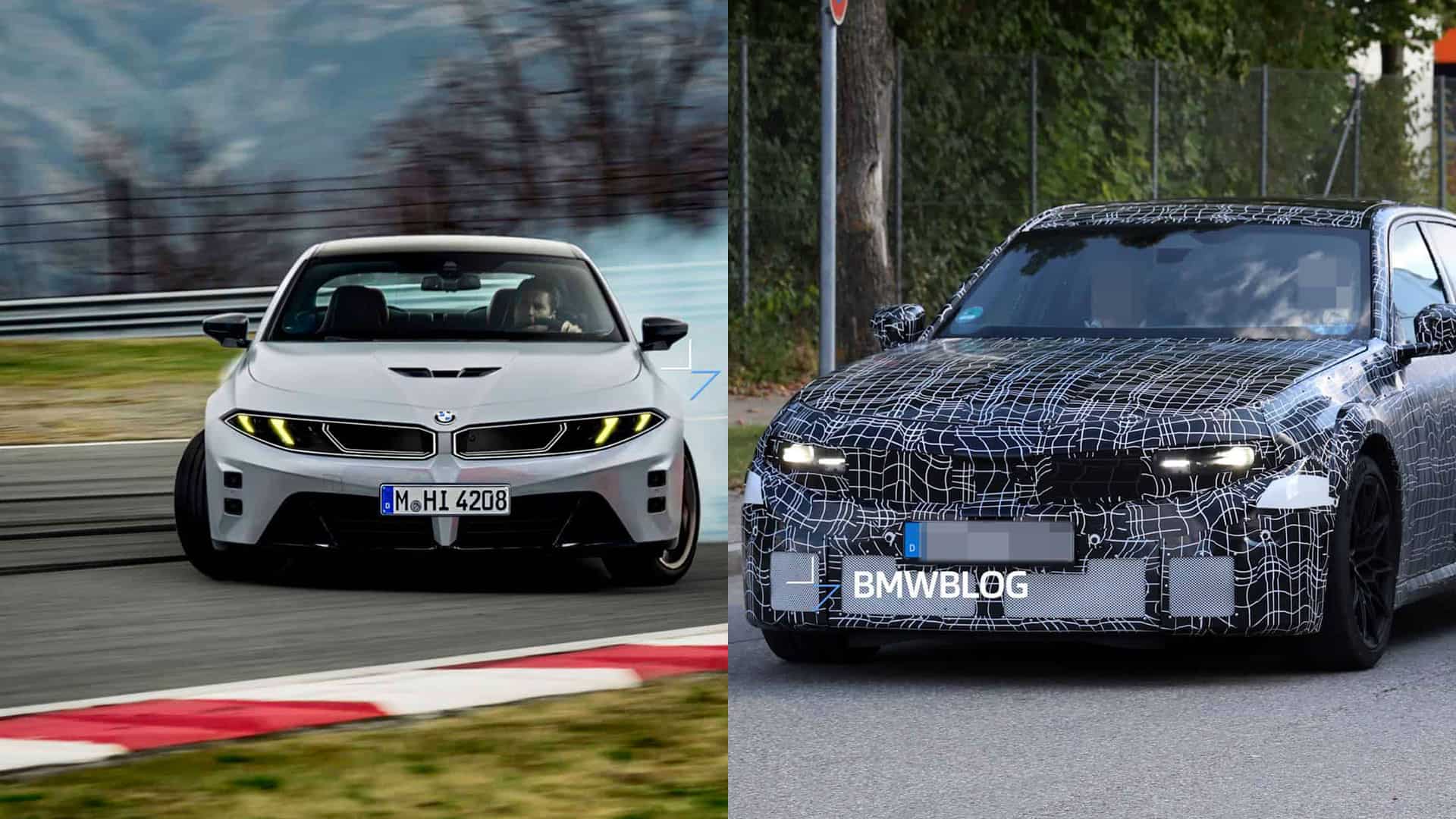 2027 2028 BMW M3 side by side