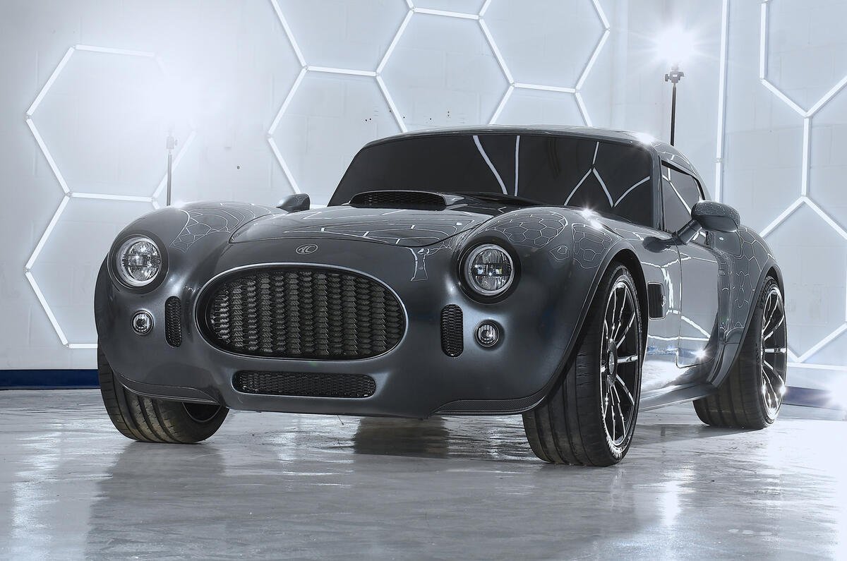 $500,000 AC Cobra Coupe is a 2-seater sports car with a 799 hp V8