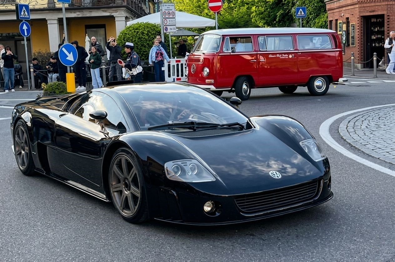 Volkswagen's fabled Nardo W12 hypercar shows up at Villa d'Este