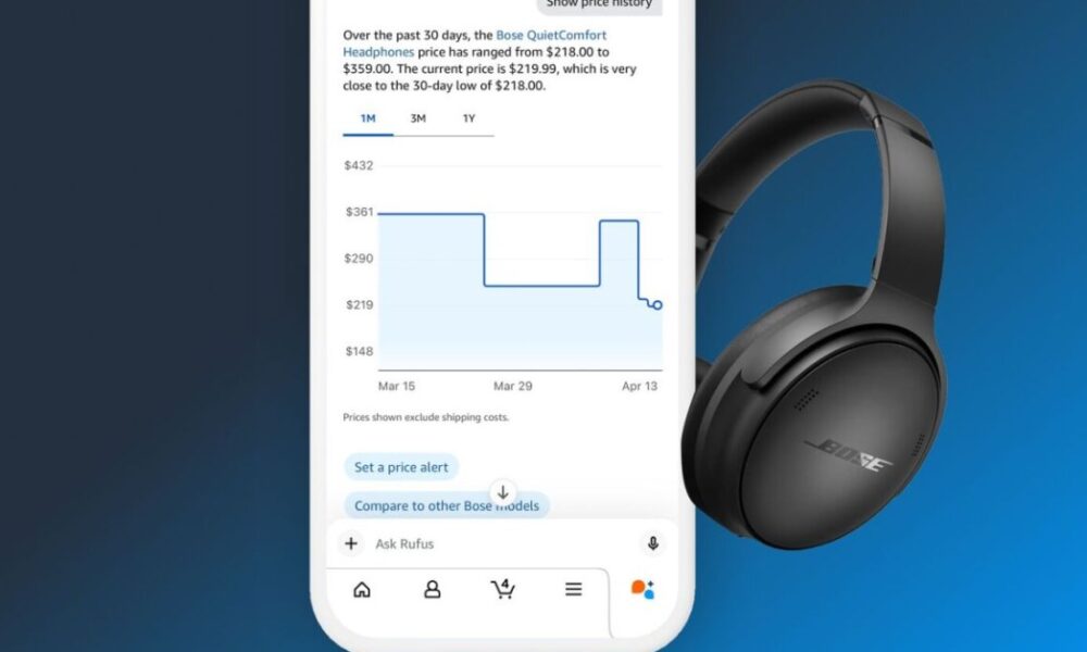 Amazon’s built-in AI price history expands to show the entire last year