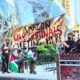 Worlds collide at Amazon Spheres as pro-Palestinian group protests cloud giant's Israel contracts – GeekWire