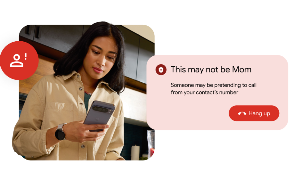 Google’s Phone app will tell you if a scammer is impersonating one of your contacts