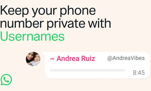 WhatsApp usernames banner June 2026