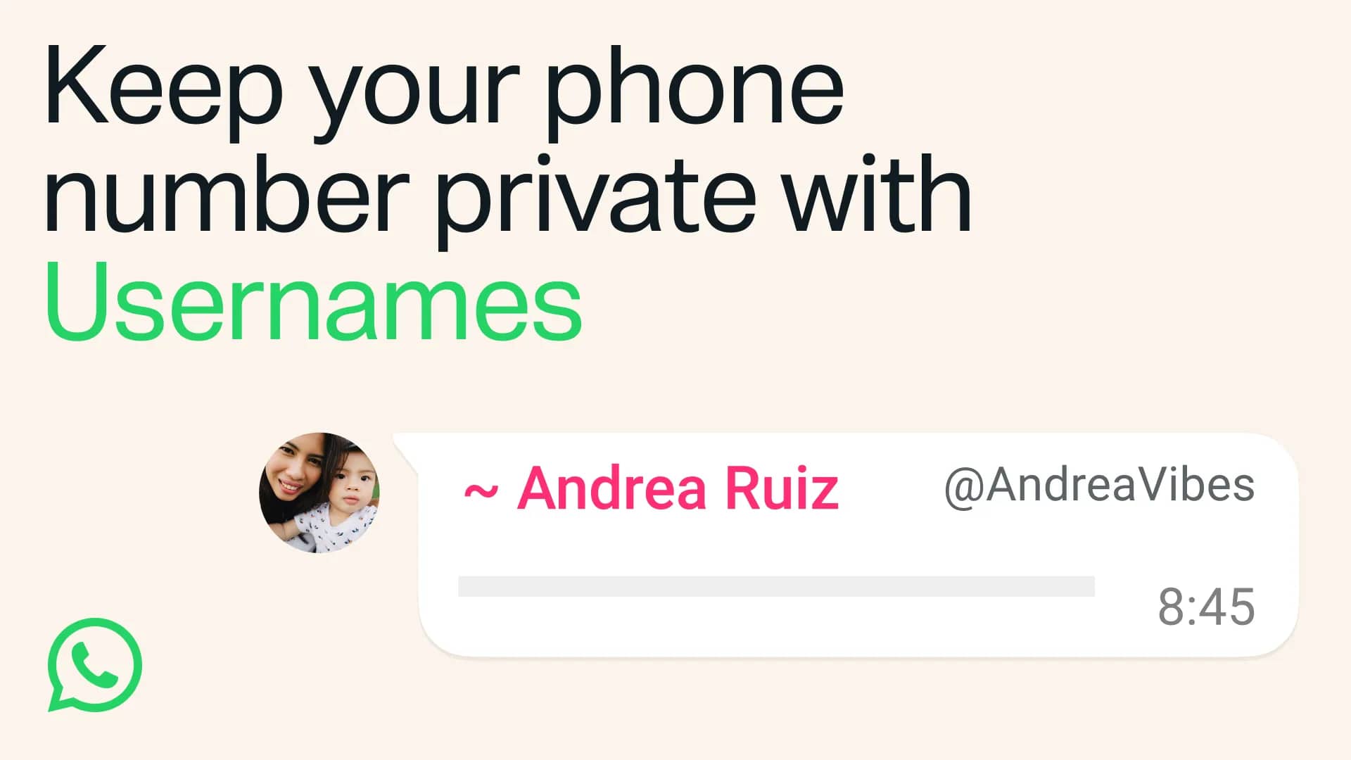 WhatsApp usernames banner June 2026