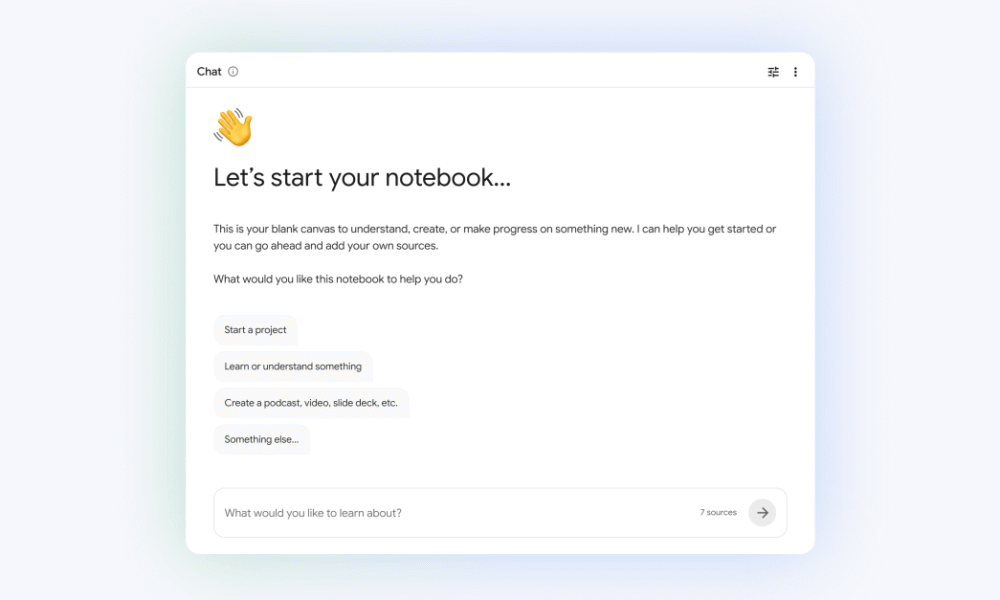 NotebookLM’s Gemini 3.5 upgrade adds a cloud computer and help finding sources