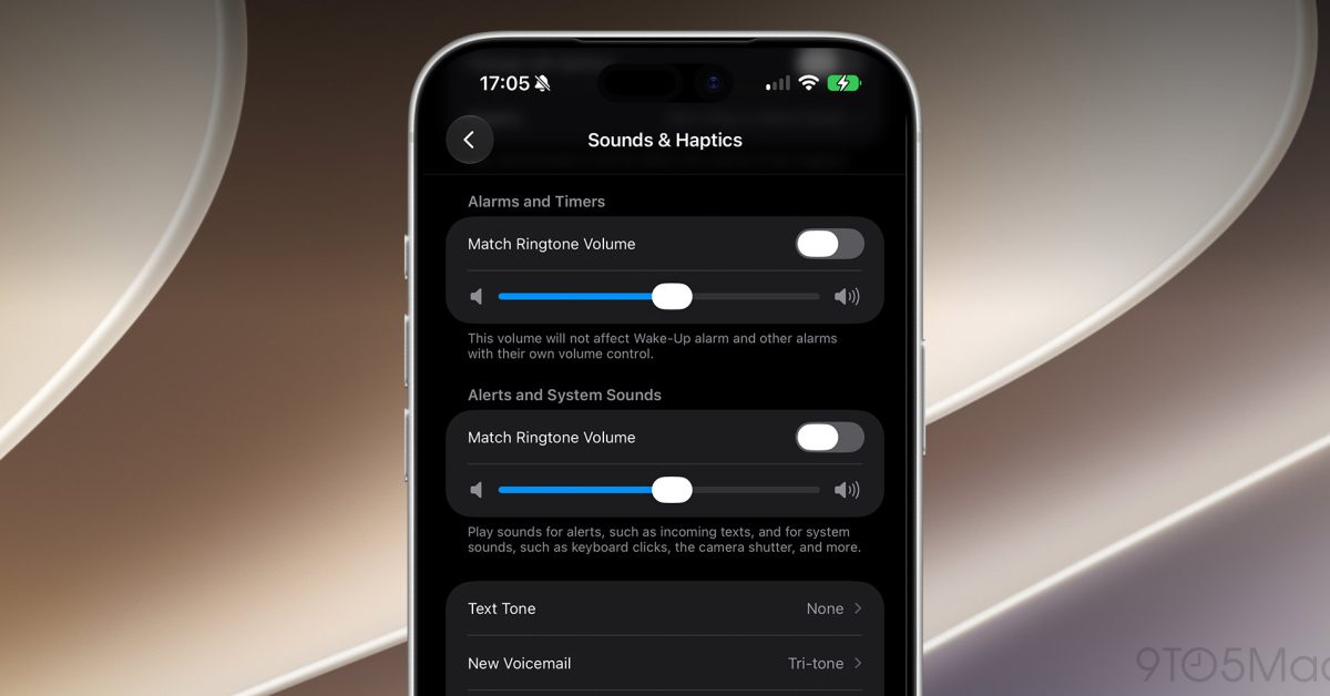 iOS 27 adds independent volume settings for alarms, timers, more
