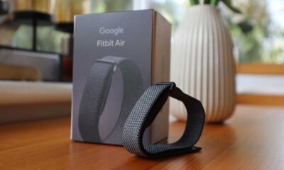 Fitbit Air next to box