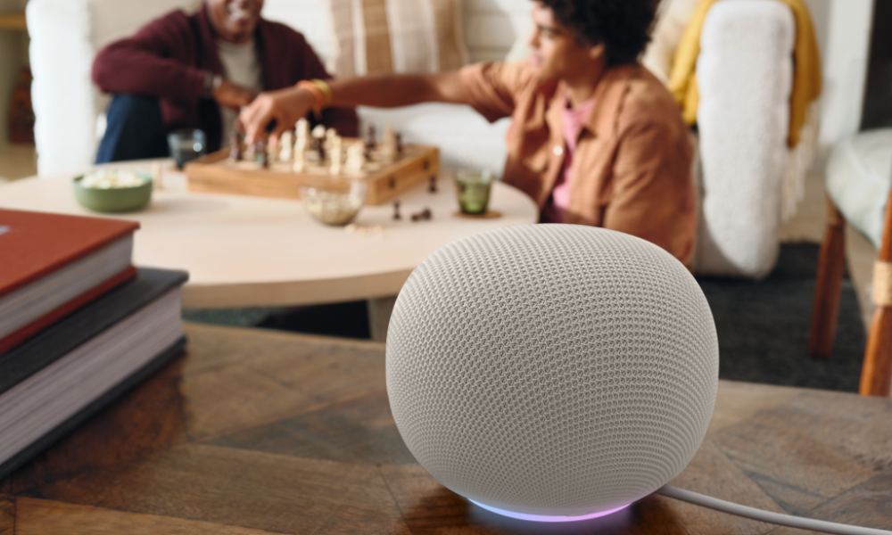 Google Home Speaker in Porcelain with Light Ring