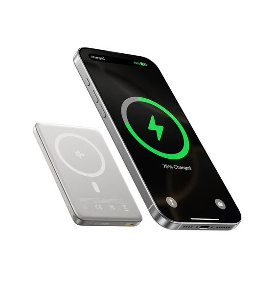 Baseus PicoGo Ultra Slim Qi2 Magnetic Power Bank 10000mAh titanium 2 jpg
