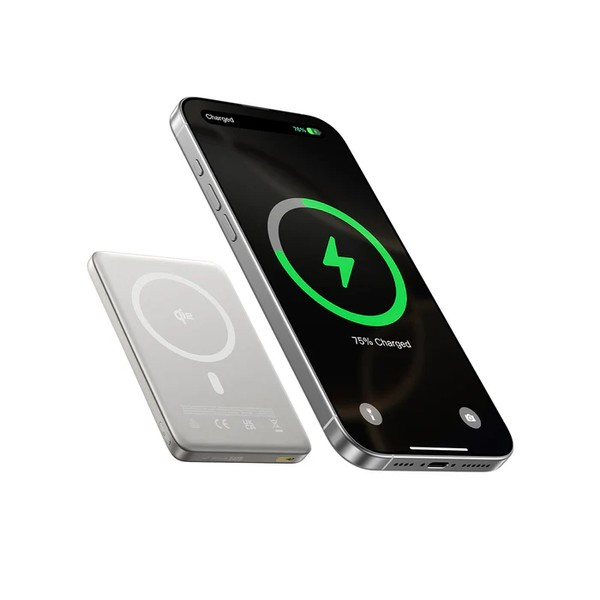 Baseus PicoGo Ultra Slim Qi2 Magnetic Power Bank 10000mAh titanium 2 jpg