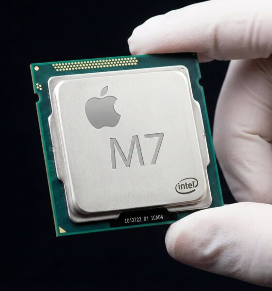 Intel made Apple M7 mockup concept image