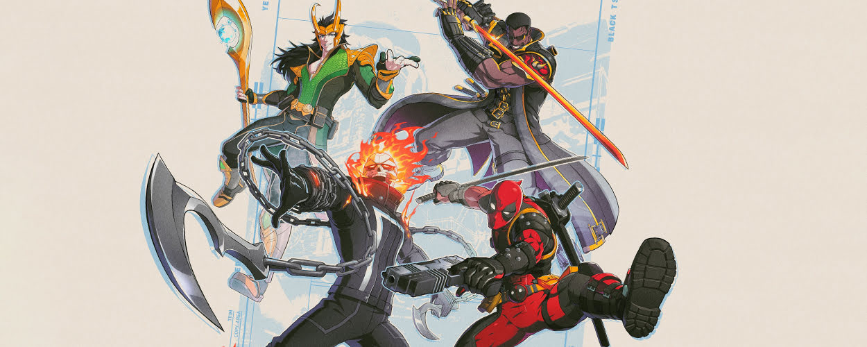 Marvel Tokon roster Deadpool Loki Blade Ghost Runner