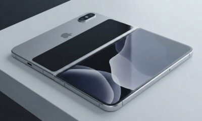 iPhone Fold concept passport style open