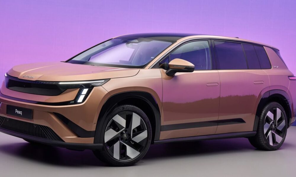 2027 Skoda Peaq electric family SUV revealed as the peak of Czech brand's lineup