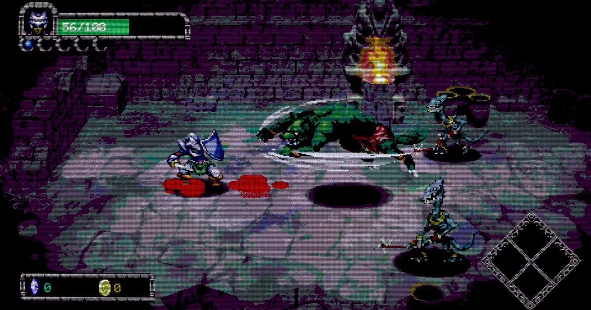 Dungeon Lurker's crunchy, grimey pixel art hides a metatextual secret beneath its roguelike, dungeon crawling veneers