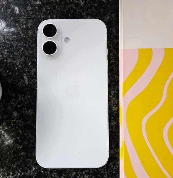 iPhone 17 on desk