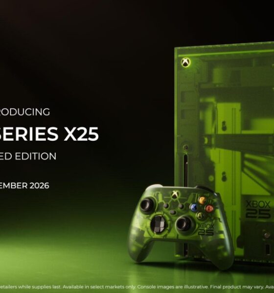 Microsoft’s Xbox 25th anniversary console comes in translucent green