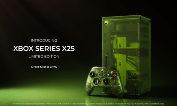 Microsoft’s Xbox 25th anniversary console comes in translucent green
