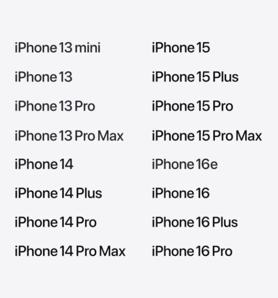 iOS 27: Here are all the compatible iPhone models