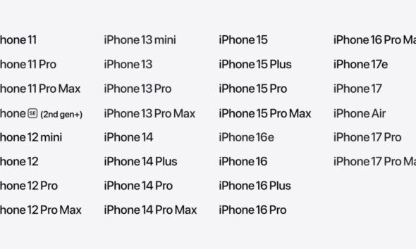 iOS 27: Here are all the compatible iPhone models