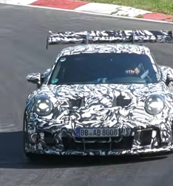 2027 Porsche 911 GT3 RS (992.2) caught doing hot laps at Nurburgring