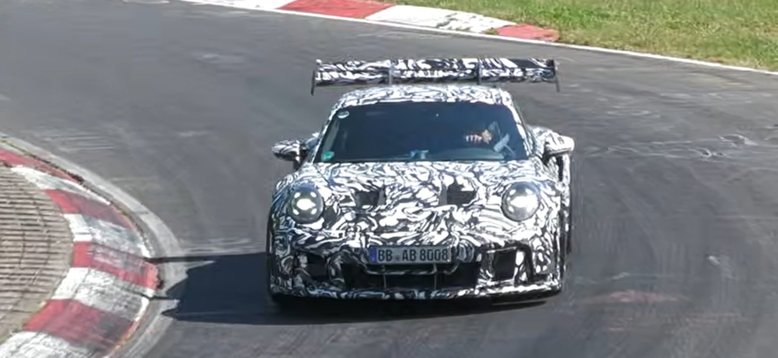 2027 Porsche 911 GT3 RS (992.2) caught doing hot laps at Nurburgring