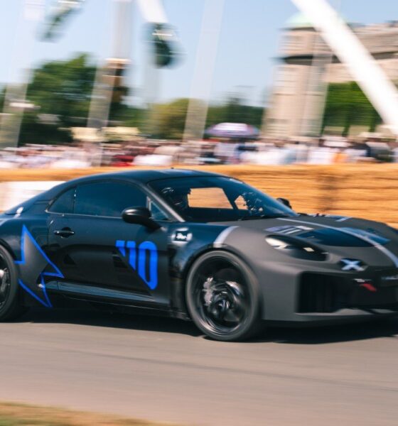 Alpine A110 Future makes dynamic debut at Goodwood