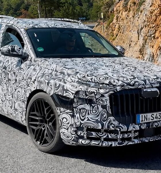 audi q9 horch spy shot