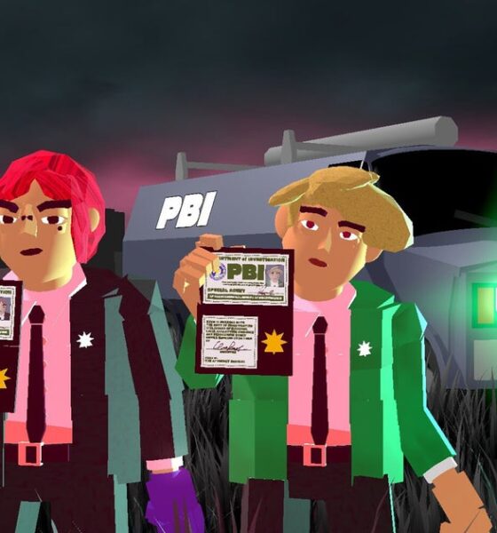 Green Suits is a surreal platformer stroke JRPG filled with Escher architecture and paranormal investigators