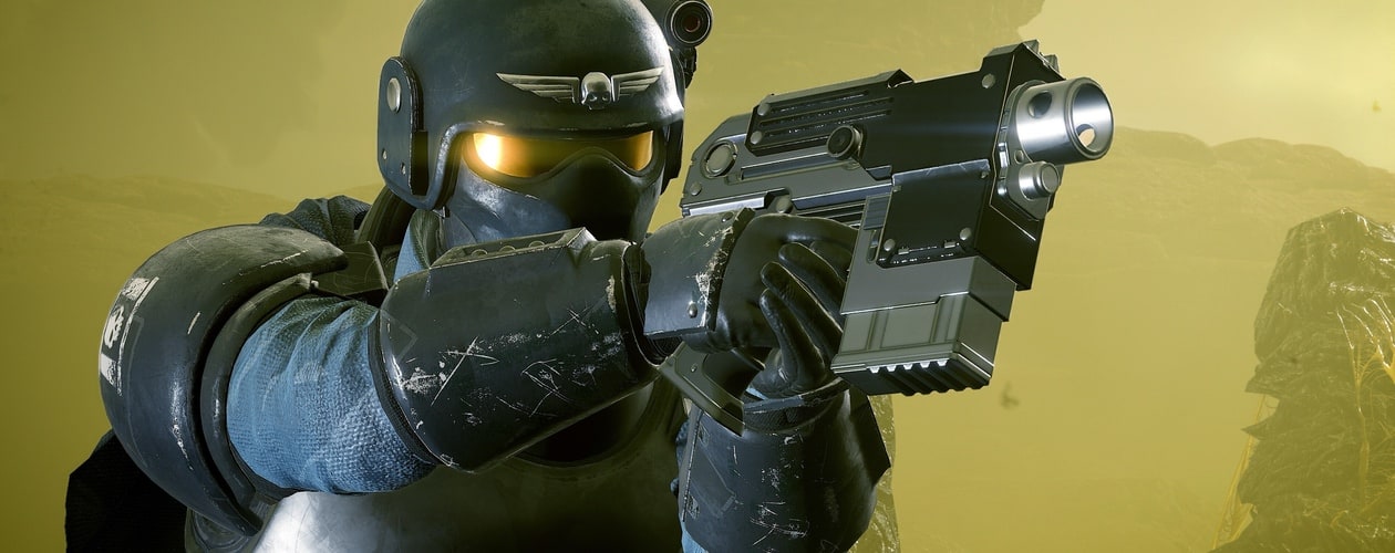 Helldivers 2 x Warhammer 40,000 drops Meltaguns and Bolt Pistols into battle in August