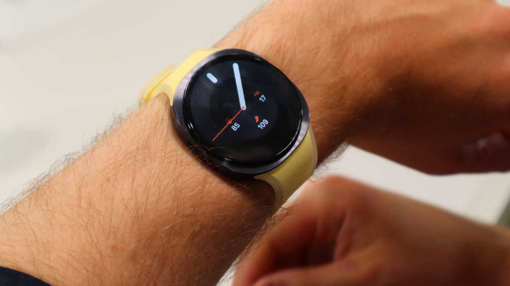 The Samsung Galaxy Watch 9 worn on a wrist