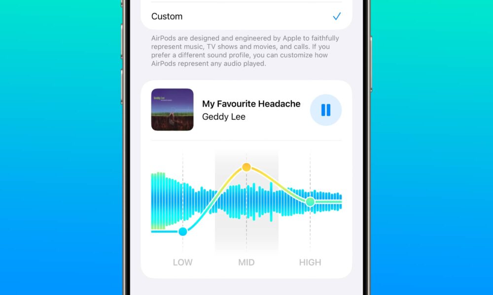 iOS 27 AirPods Custom EQ