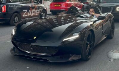 Stealthy-looking Ferrari Monza SP2 spotted cruising in London