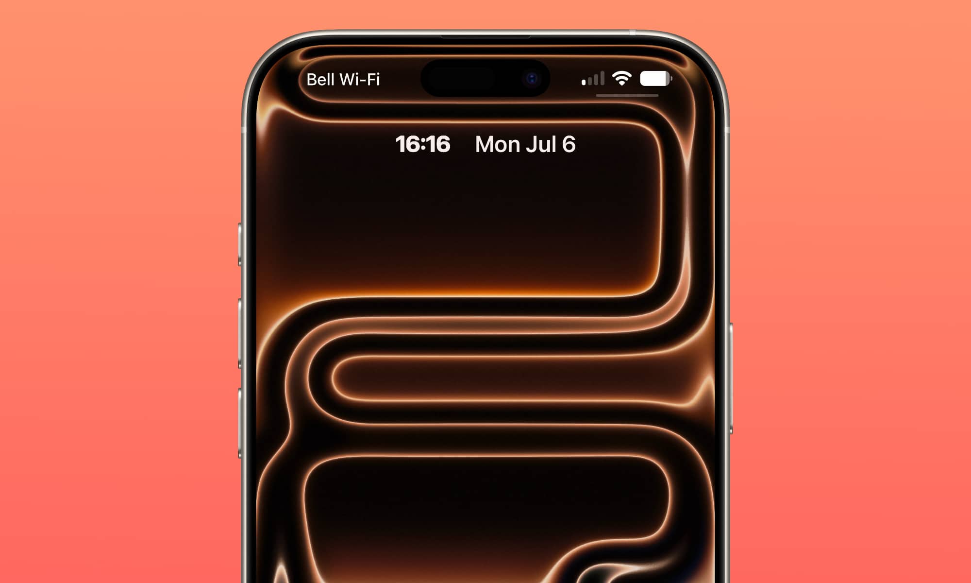 iOS 27 Lock Screen Small Time Clock