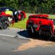 Ferrari SF90 disintegrates in a brutal crash; millionaire walks away unscathed