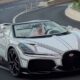 Bugatti Mistral Blanc Eternel with real porcelain spotted in Monaco