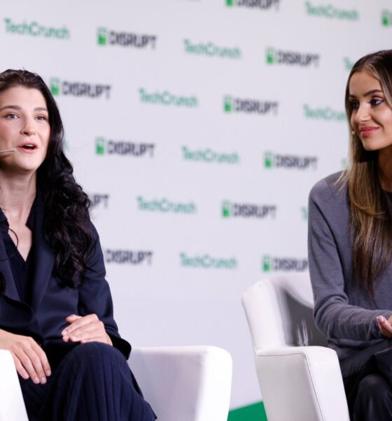 Phoebe Gates, Co-Founder, Phia, and Sophia Kianni, Co-Founder, Phia, speaks onstage during day two of TechCrunch Disrupt 2025