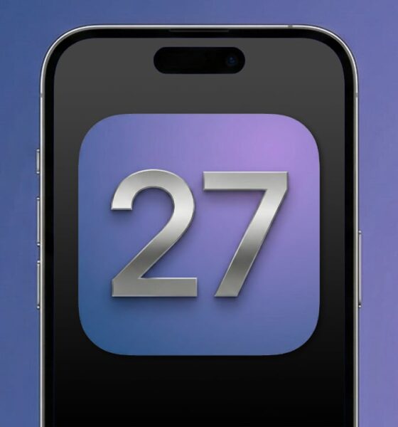 iOS 27 logo concept hero