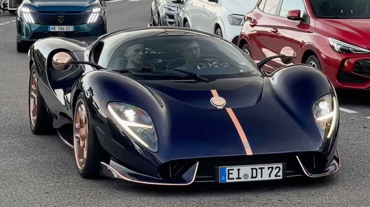 Very alluring De Tomaso P72 spotted wandering on the streets of Monaco