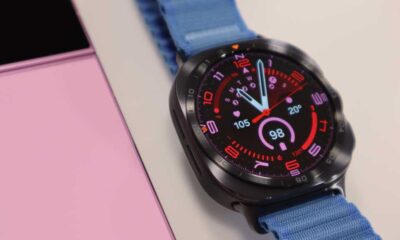 Samsung Galaxy Watch Ultra 2 next to the Z Flip 8